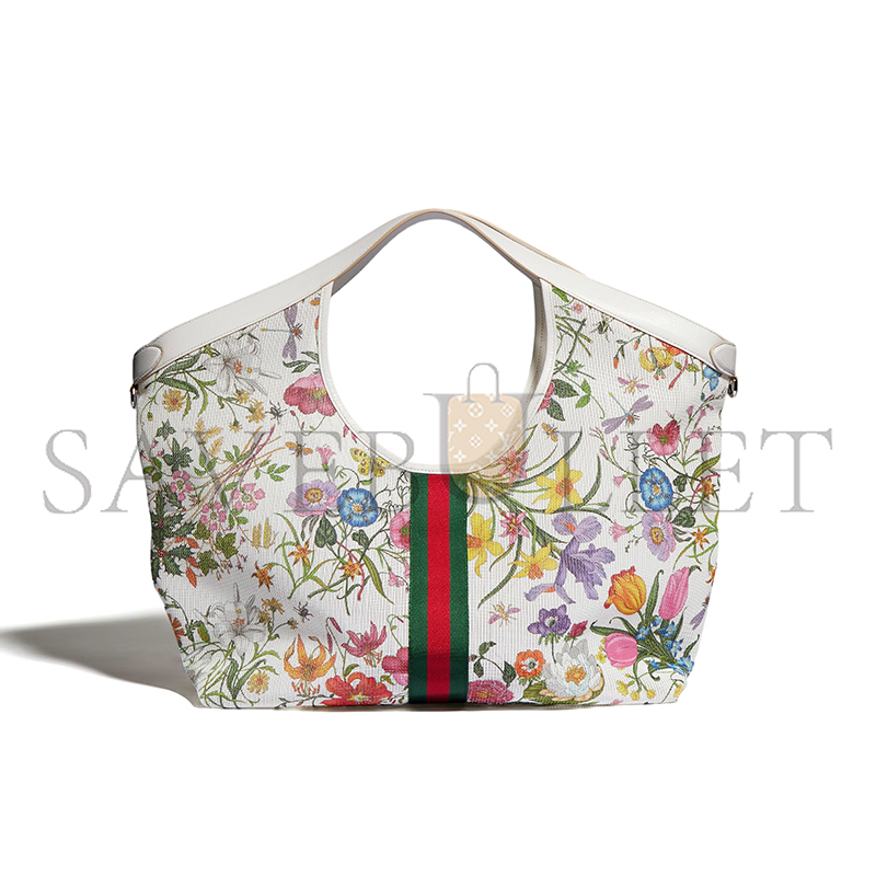 GUCCI GIGLIO FLORA LARGE TOTE BAG ‎853971 (46*40*16cm)